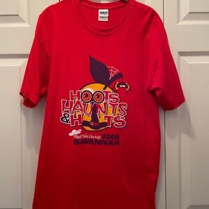 Red Hat Society 2008 Convention Hoots, Haunts & Hats Large T-Shirt